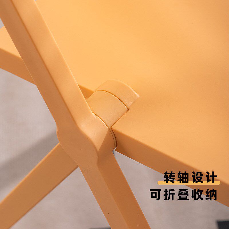 整装折叠椅子折叠培训椅结实折叠会客椅简约塑料折椅经济型活动椅