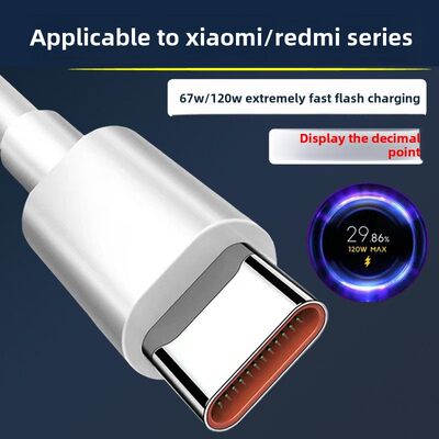 红米C型6A快充数据线1m