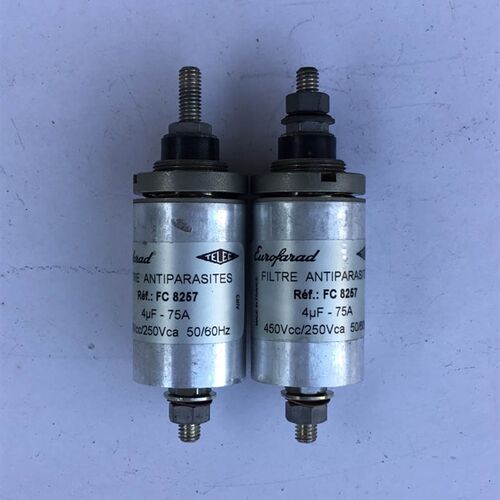 二手拆机 TELEC  FC8257 75A 250VAC 穿心滤波器