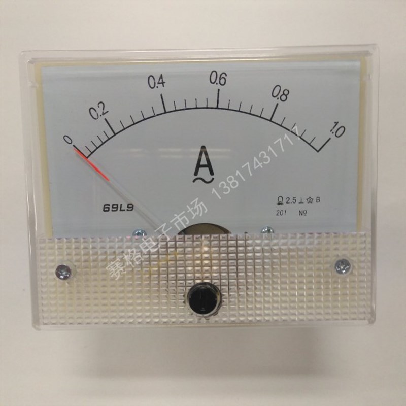 69L9-5MA 10MA 50MA 1A 10A 30A 交流指针式电流表 电流电压表