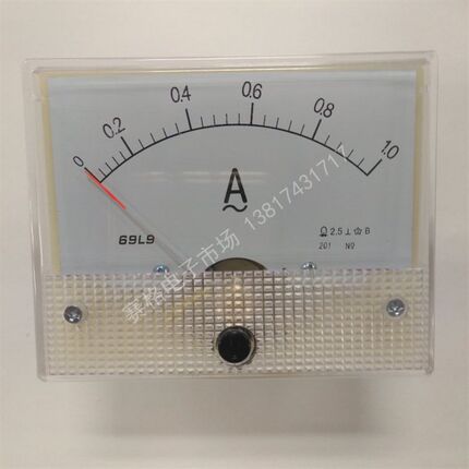 69L9-5MA 10MA 50MA 1A 10A 30A 交流指针式电流表 电流电压表
