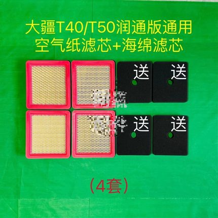 适用T30/T10/T20PT25/T40T50燃油充空气滤芯 买纸滤芯送海绵滤芯