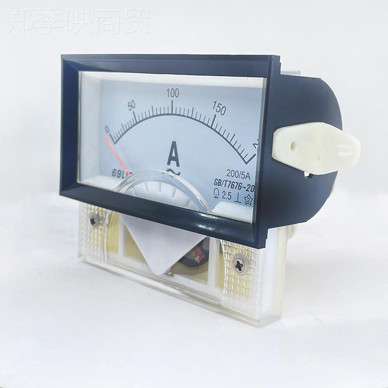 69L17带框针式交流电ETQ流A仪表5A10A20A0A指530A100200A300A安培