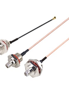 M16转接头 M12 IP防水盒天线固定RG178 M10 适用IPEX转SMA连接线