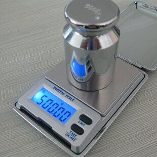 送砝码烟盒电子秤100g 500g0.01g克电子称珠宝秤珠宝称口袋手掌秤