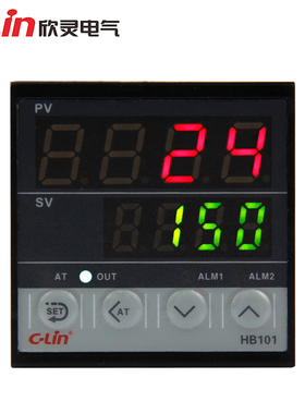 欣灵智能温控仪HB101 温控器HB101-FK-M*AN继电器触点输出 带报警