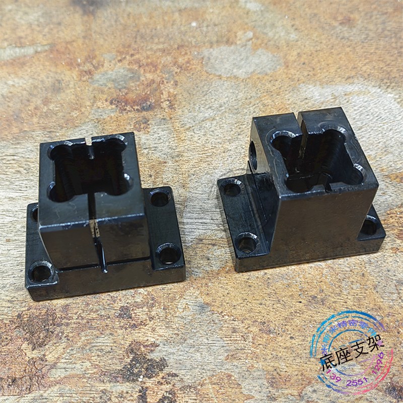 方孔支柱固定管夹底座传感器支架型材支座输送线脚座 CLQB钢RCX01