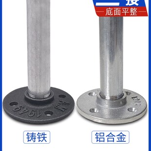 法兰盘法兰片法兰座水管铸铁内丝法兰内牙底座4分6分固定盘铁接头