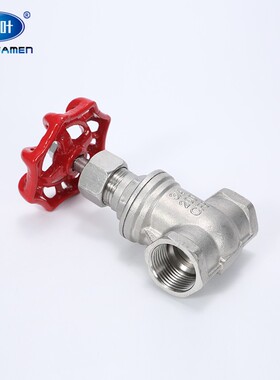 Z15W-16P 304不锈钢闸阀 不锈钢丝口闸阀DN15 20 25 32 40 50 65