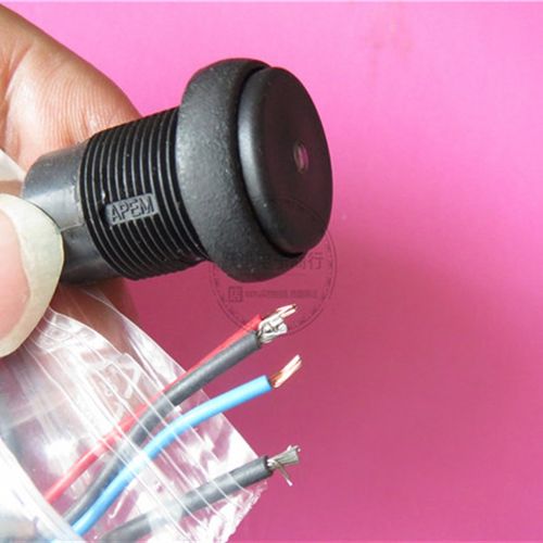 16MM 进口法国APEM 圆形按钮覆位开 关4脚带线 线带灯按键无