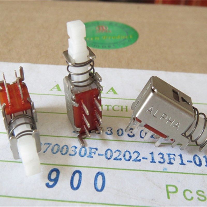 SP70030F进口台湾ALPHA双排2X3自锁开关6脚按钮按键琴键电源开关