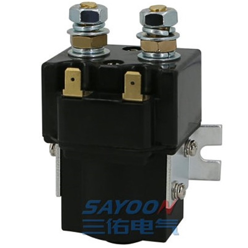 三佑直流接触器SW80P 常开继电器DC12V24V36V48V60V72V