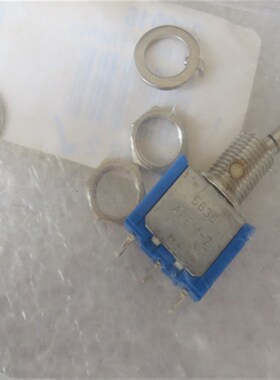 进口法国APEM 5636钮子开关3脚2档摇头拨动开关扇柄孔径6MM