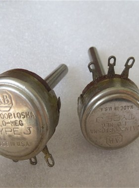 JAIN200P105MA进口美国古董AB 1兆胆机电位器圆柄柄长51MM