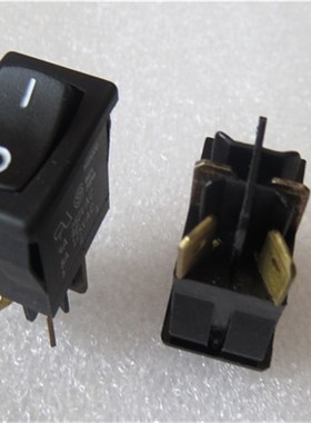 USPAT4440991进口墨西哥产ALCO船型开关4脚2档翘板电源开关6A250V