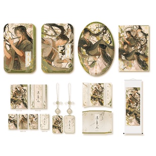 魔力玛特《魔道祖师》动画 清平乐系列 徽章套组 卷轴挂画 周边