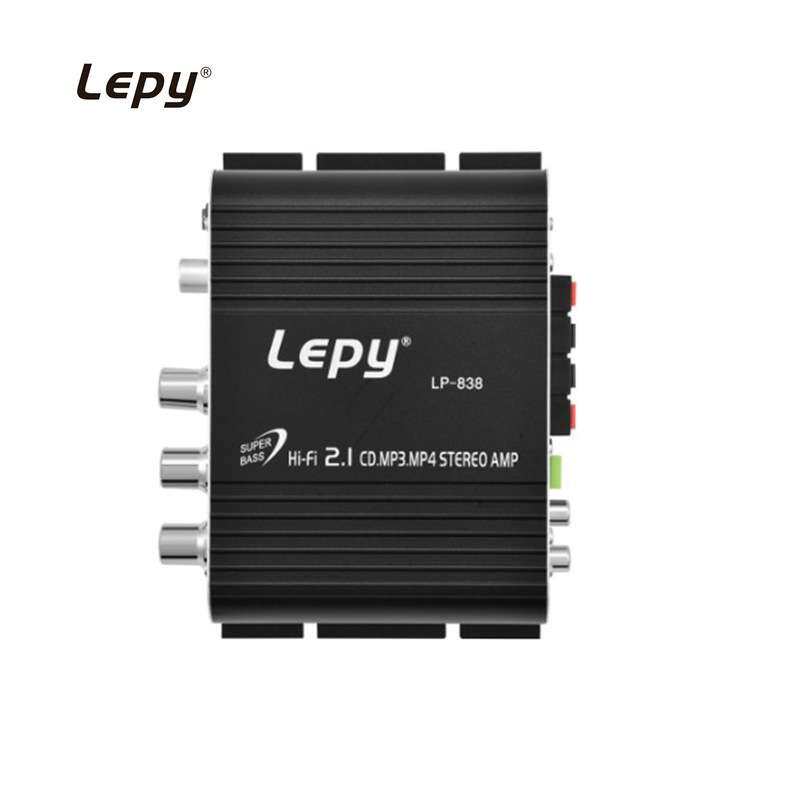 乐派低音炮功放2.1声道功放lepy838功放外贸ebay亚马逊超低音功放