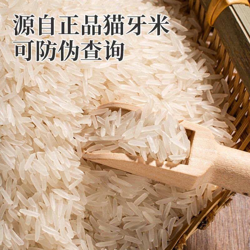 【年年丰】猫牙王米26年新米长粒香米大米饭煲仔饭煮粥5斤10斤