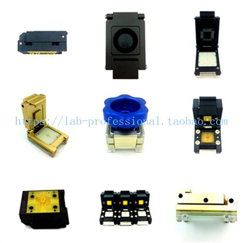 QFN24测试座4x4 0.5MM定制 订制 客制 老化座烧录座 专业制作