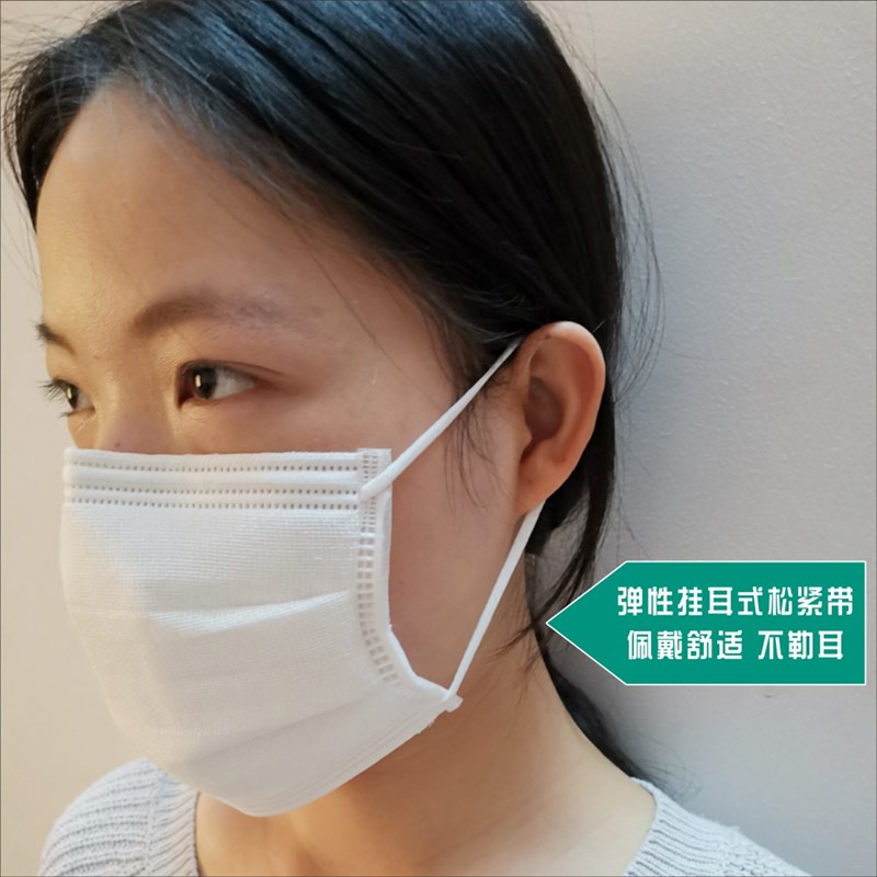 夏季透气机制棉纱布防尘口罩成人防雾霾防工业粉尘罩白色独立包装