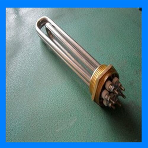 铜螺纹47X258X2锅炉水箱电加热管220-380V/3-4.5-6-9KW发热管