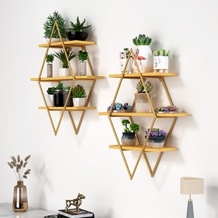 墙上花架壁挂式室内挂墙花架子挂式的阳台免打孔挂在墙壁置物架