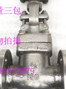 J41W-150LB不锈钢美标法兰截止阀304锻钢硬密封截止阀闸阀DN15-50