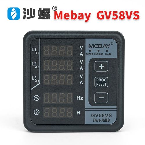 发电机组数显多功能表GV58单三相电压电流频率显示替代时针仪GV59