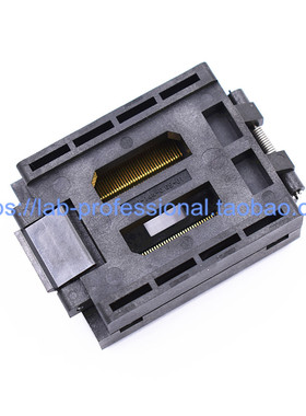 Enplas测试座 QFP144/FPQ-144-0.65-01A编程座 烧录座 适配座