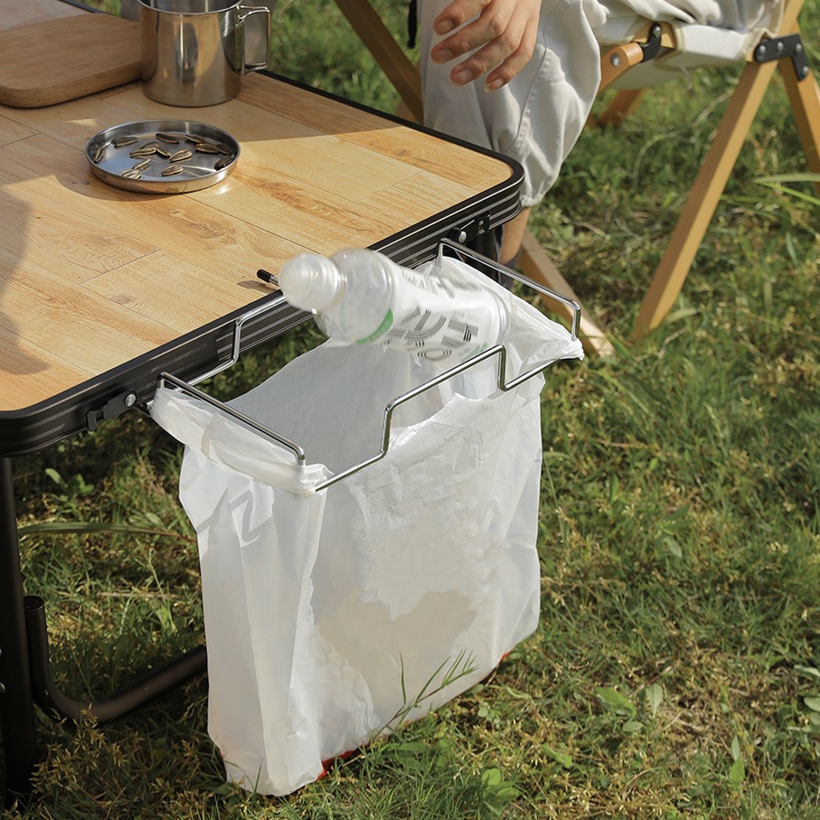 户外便携垃圾架子厨房挂架桶