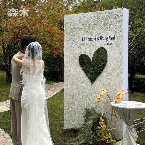 小红书同款小众高级感婚礼订婚宴