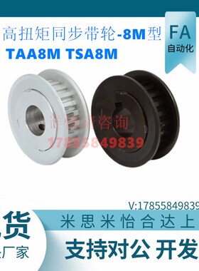 上高扭矩同步带轮-8M型 TAA8M TSA8M-22 24 30 32-150 250 300隆