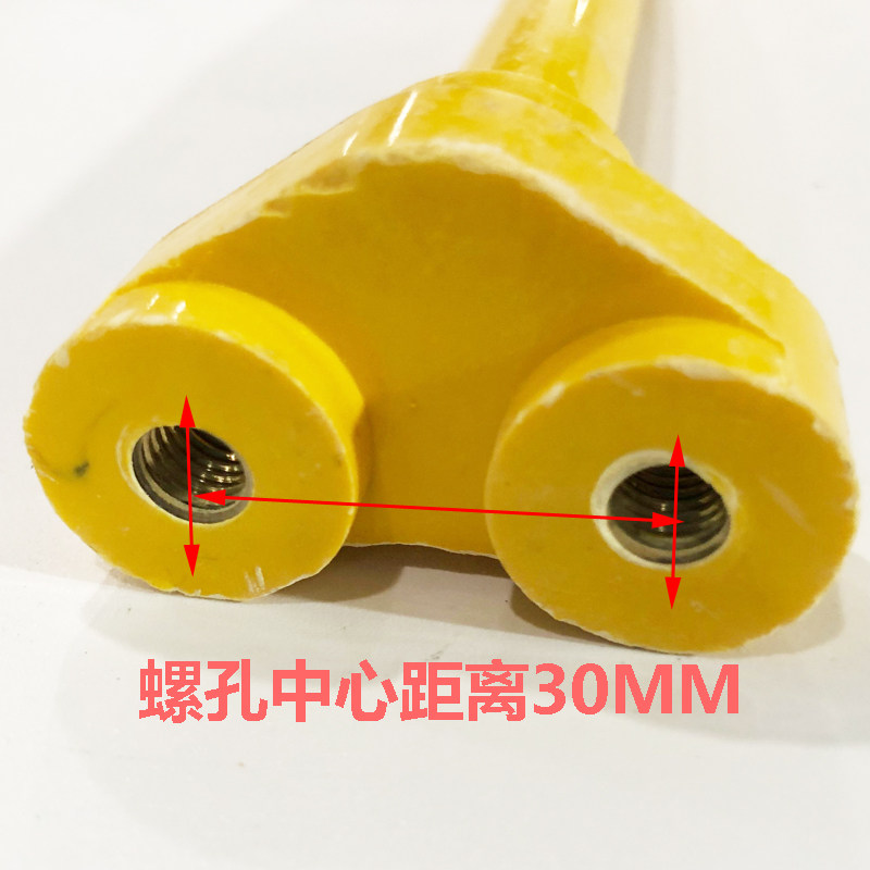 YZR电机用碳刷杆 碳刷架固定杆直径16 总长160MM 胶木棒绝缘杆