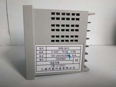 NGE-3410 PT100 继电器输出 一路报警输出 智能温控仪 温度控制器