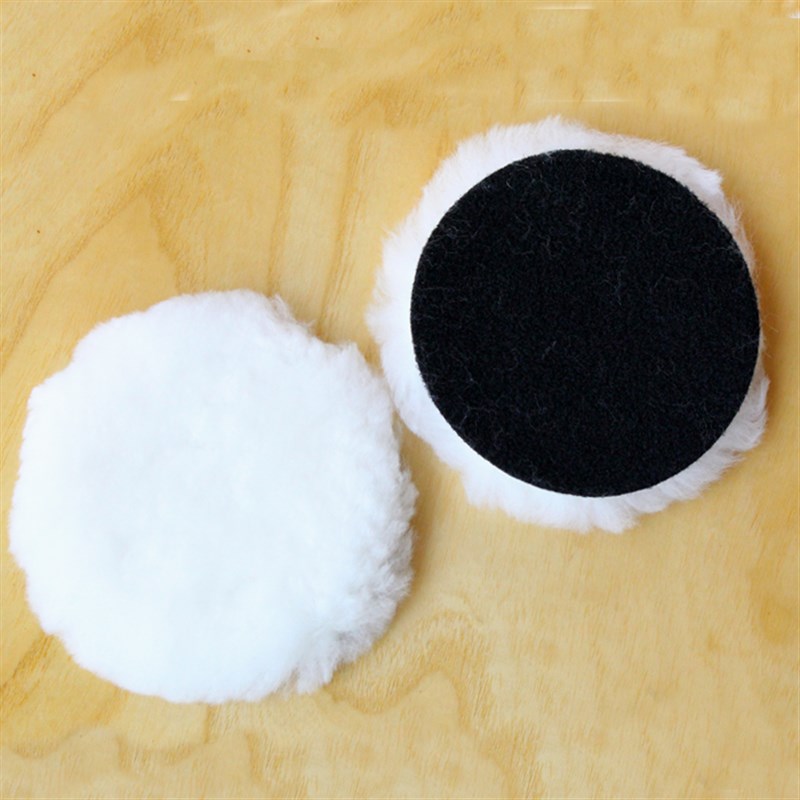 拉绒背绒自粘式羊毛球抛光盘玻璃玉石漆面仪器陶瓷抛光去橘皮纹