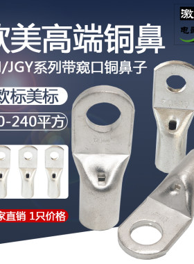 注锡铜鼻JM/JGY10/16/25/35/50/70//95/120/240-6/8/10/12/14/16