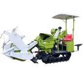 甄选小地块25马力小麦大豆收割机 小型割麦机 履带麦子联合收获机