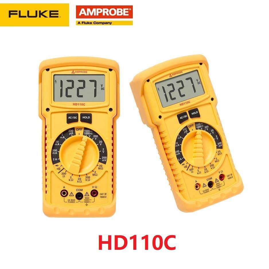 FLUKE-Amprobe安博HD110C/HD160C光伏专用万用表高压加固型1500V