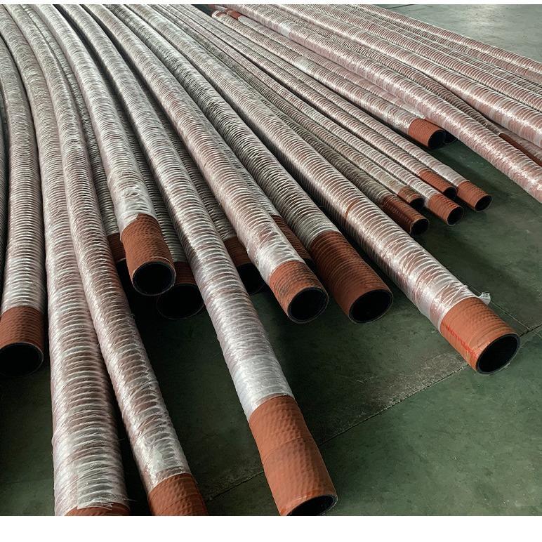 工厂直销钢丝缠绕橡胶管高耐磨打灰管耐高温高压水泥罐砂浆卸料管