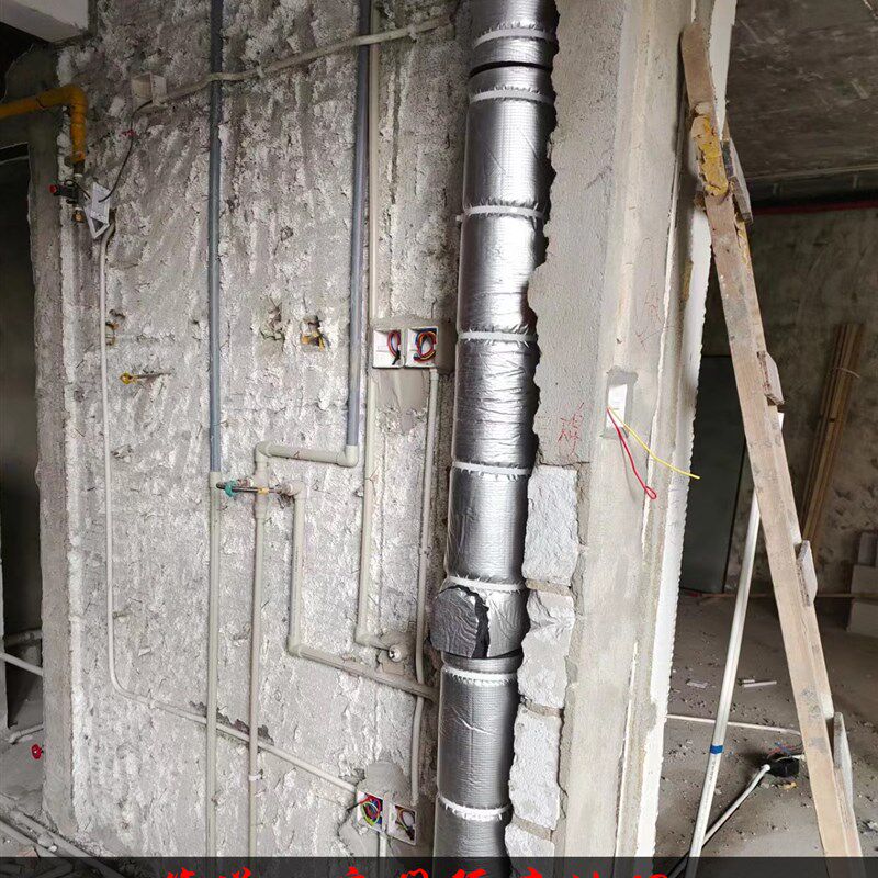 成都隔音棉隔音板落水管道隔音施工处理房间隔V墙隔音施工处理