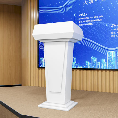实木演讲台发言台讲台桌酒店饭厅门店迎宾台礼宾小型咨客台接待台