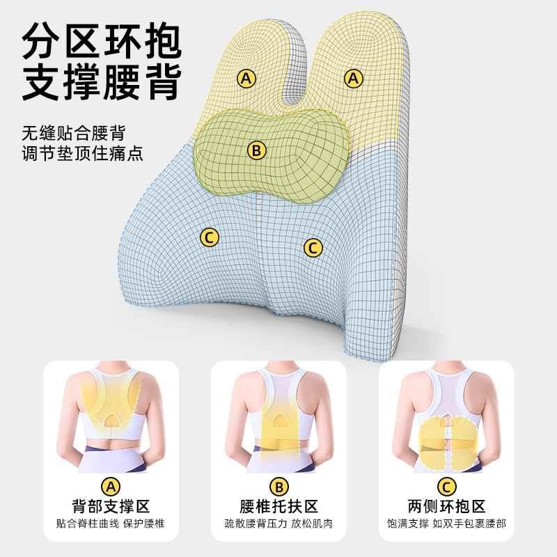腰枕椅子靠背靠垫办公室腰靠腰垫久坐G腰护腰器女士神托座椅工位