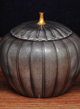 锡罐纯锡茶叶罐小号便携旅行装茶罐子送朋友恩师商务礼品工艺品