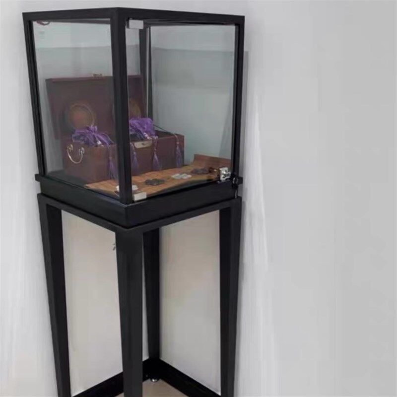 珠宝饰品展示柜玻璃奢饰品手表展览柜台透明玻璃柜台金属展示柜