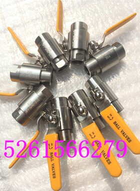 Q11F-64P不锈钢气源球阀DN6 10 15 20 25高压内螺纹球阀广式球阀