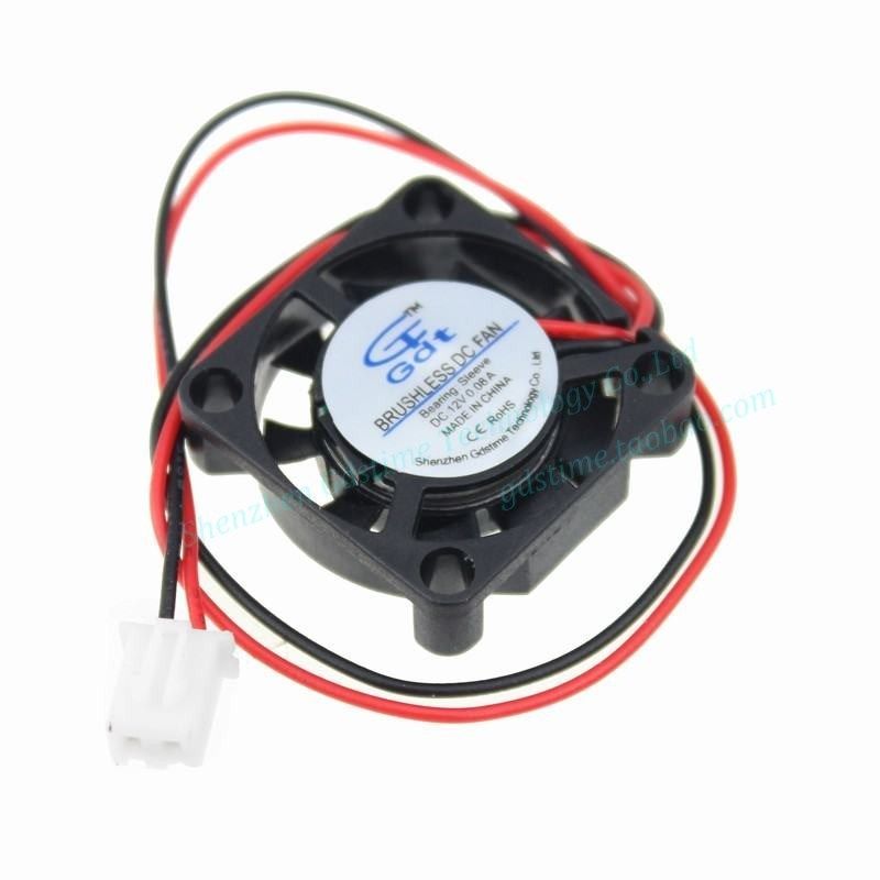 12V 2.5厘米微型 风扇 25MM迷你小3D打印机模型散热风扇2510