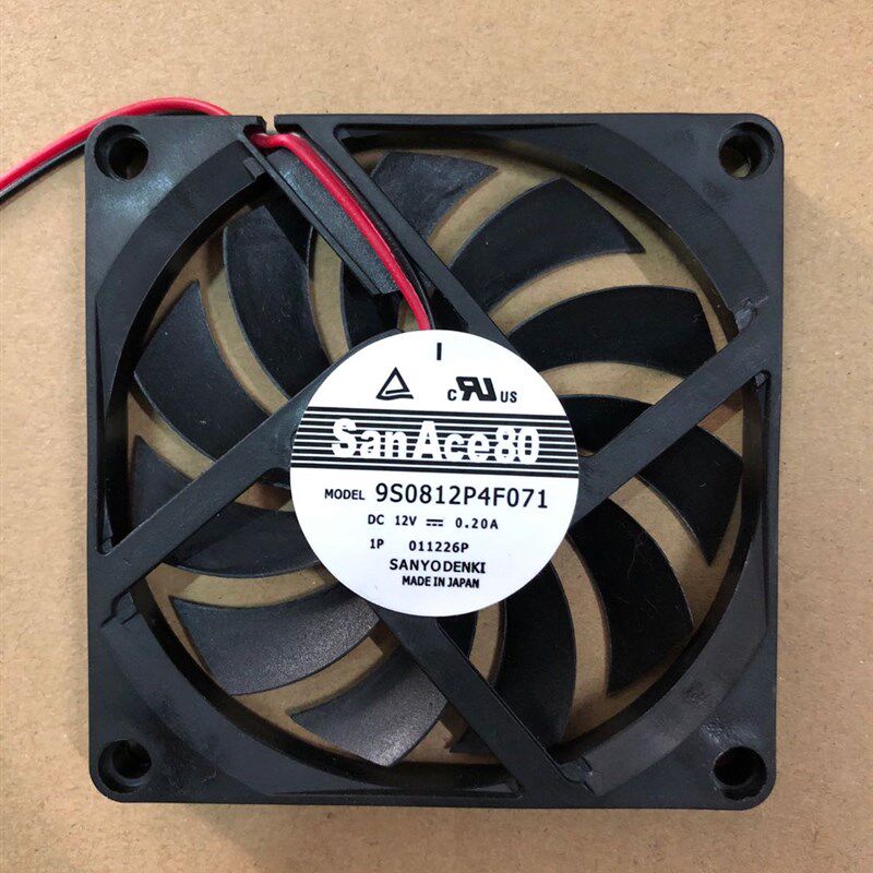 三洋8010 12v 0.20a 8cm/厘米薄款直流静音机箱电源风扇80*80*10M