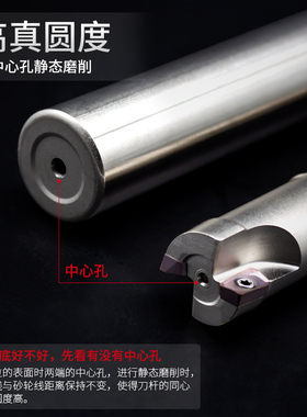 BAP400R铣刀杆大R0.8立铣刀杆直角方肩1604铣刀杆防震数控刀杆