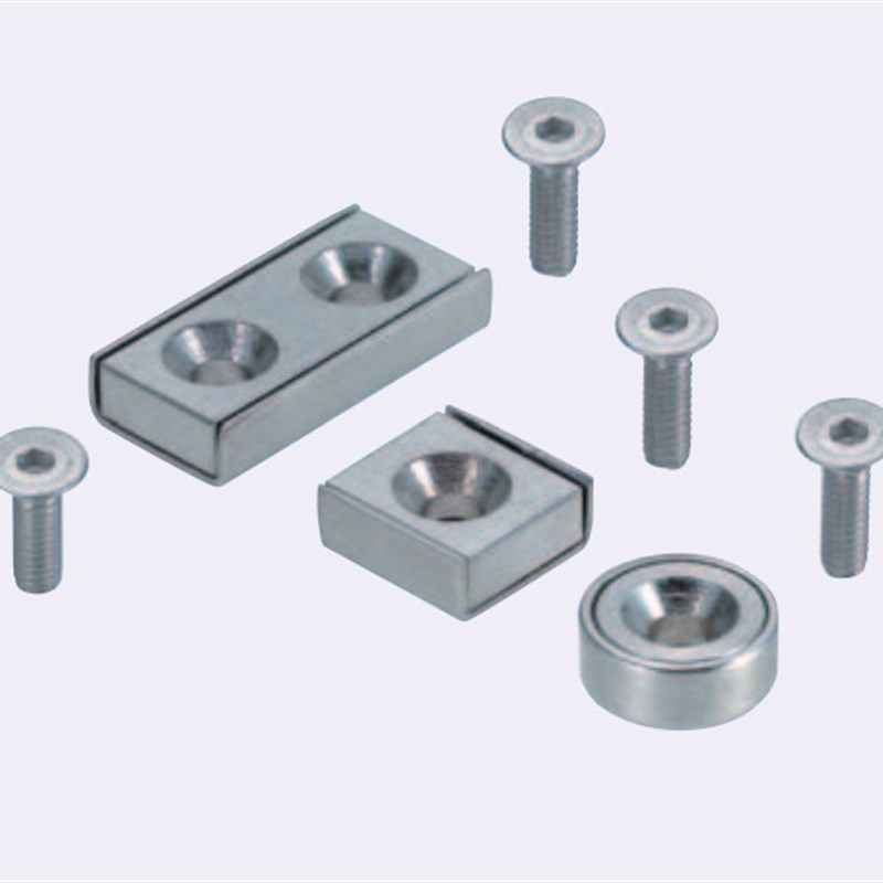 HXCS10 HXCS20 HXCS12 HXCS15带护套磁铁带平头螺栓止动座型磁铁