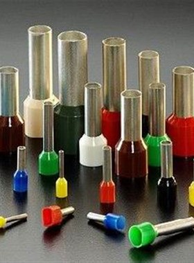 E 07506 冷压接线端子 E管 管状预绝缘端子 紫铜 空心管 TG-JT型